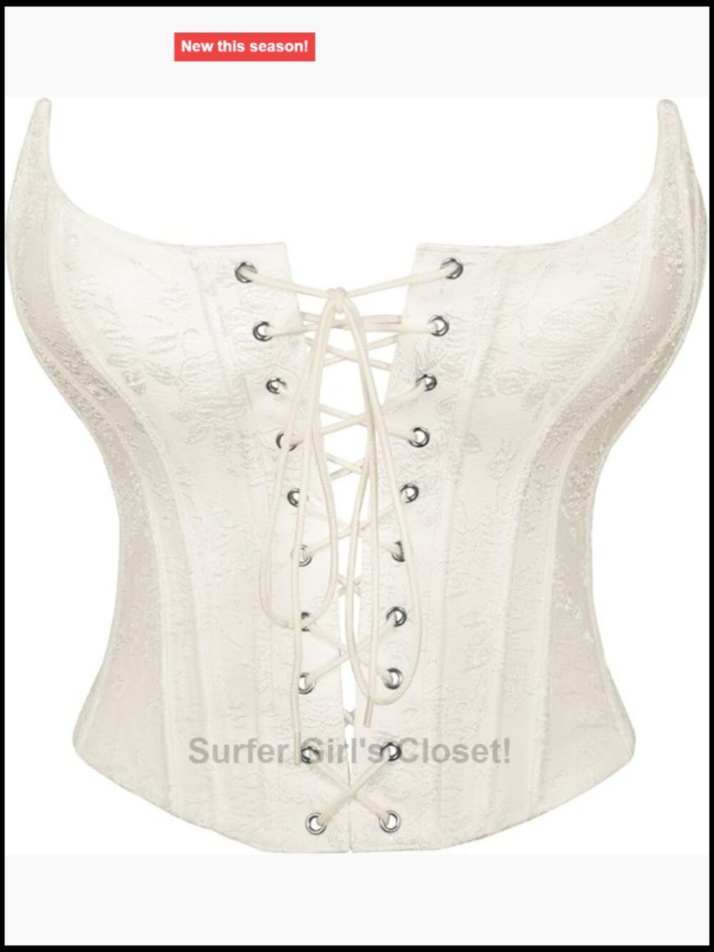 Lace Up Overbust Corset Bustier Strapless Backless Crop Top Women Waist